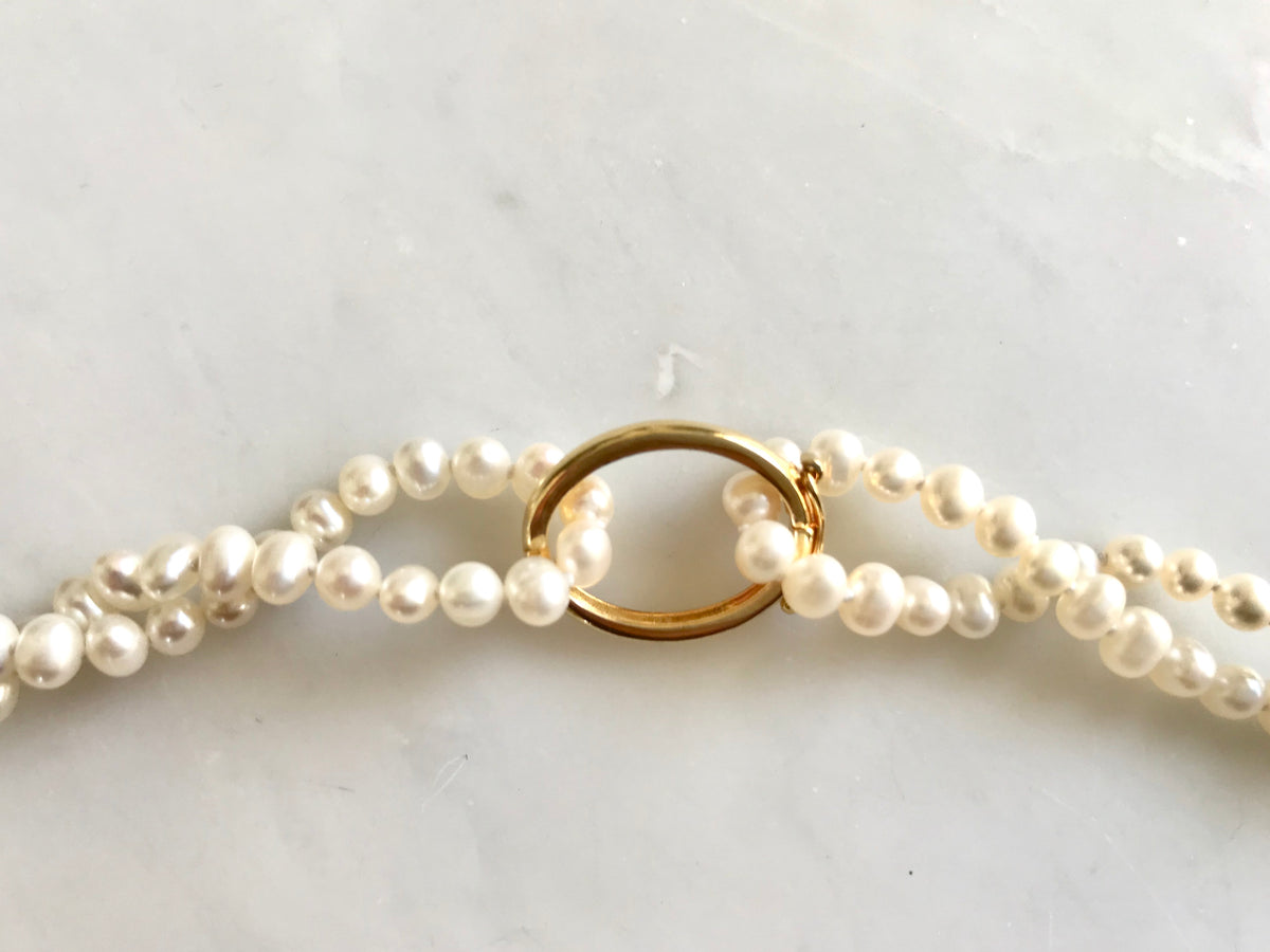 Shortener for Pearl Necklace Gold Plated / ショートナー 金具 パール