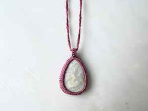 #4 Hackamanite Macrame Necklace / ハックマナイト　マクラメ編み　ネックレス