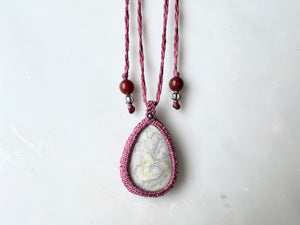 #4 Hackamanite Macrame Necklace / ハックマナイト　マクラメ編み　ネックレス