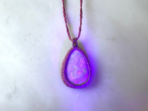 #4 Hackamanite Macrame Necklace / ハックマナイト　マクラメ編み　ネックレス