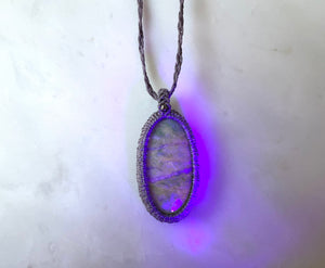 #2 Hackmanite Macrame Necklace / ハックマナイト　マクラメ編み　ネックレス