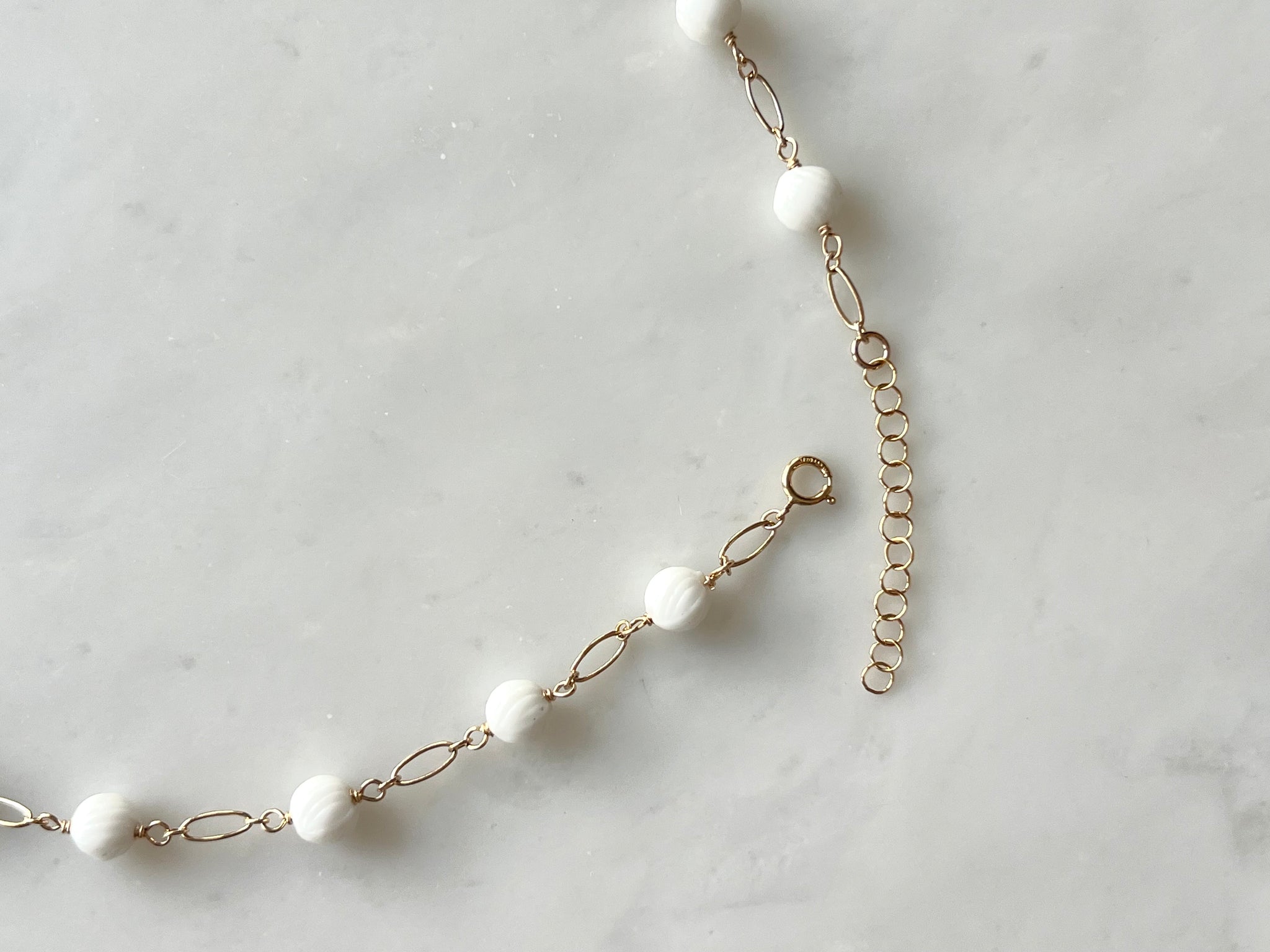 Japanese Vintage Beads Necklace 14K Gold Filled / ジャパニーズ　ビンテージ ビーズ　ネックレス 14K ゴールドフィルド