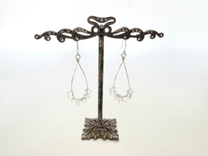 Herkimer Diamond Dangle Earrings Sterling Silver 925 / ハーキマーダイアモンド　ドロップ　ピアス  スターリングシルバー 925