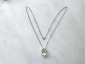 #4 Herkimer Diamond 5/8" Necklace Sterling Silver 925 / ハーキマーダイアモンド 5/8" ネックレス　スターリングシルバー925