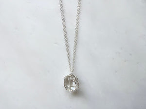 #4 Herkimer Diamond 6/8" Necklace Sterling Silver 925 / ハーキマーダイアモンド 6/8" ネックレス　スターリングシルバー925