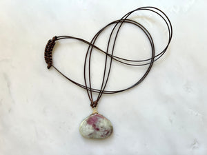#1 Pink Tourmaline Necklace 14K Gold Filled / ピンクトルマリン　ネックレス　14K ゴールドフィルド’