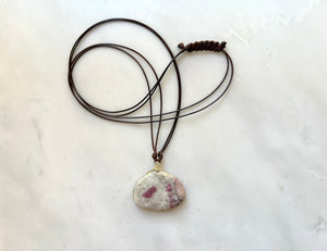 #2 Pink Tourmaline Necklace 14K Gold Filled / ピンクトルマリン　ネックレス　14Kゴールドフィルド