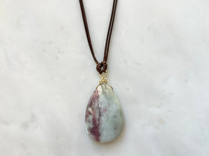 #3 Pink Tourmaline Necklace 14K Gold Filled / ピンクトルマリン　ネックレス　14K ゴールドフィルド