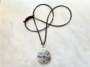 #4 Pink Tourmaline Necklace 14K Gold Filled / ピンクトルマリン　ネックレス　14K ゴールドフィルド