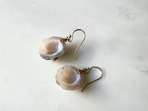 #11 Baby Geode Earrings 14K Gold Filled / ベィビージオード　ピアス　14K ゴールドフィルド