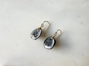 #8 Baby Geode Earrings 14K Gold Filled / ベィビージオード　ピアス　14K ゴールドフィルド