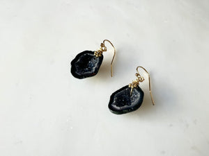 #10 Baby Geode Earrings 14K Gold Filled / ベィビージオード　ピアス　14K ゴールドフィルド