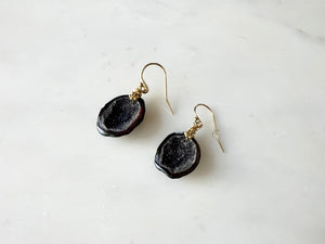 #16 Baby Geode Earrings 14K Gold Filled / ベィビージオード　ピアス　14K ゴールドフィルド