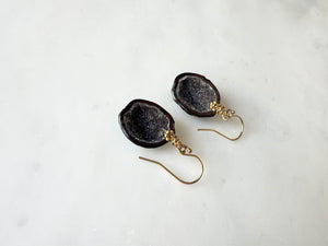 #16 Baby Geode Earrings 14K Gold Filled / ベィビージオード　ピアス　14K ゴールドフィルド