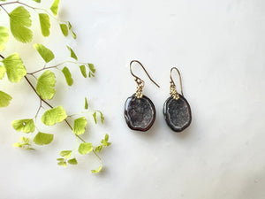 #16 Baby Geode Earrings 14K Gold Filled / ベィビージオード　ピアス　14K ゴールドフィルド