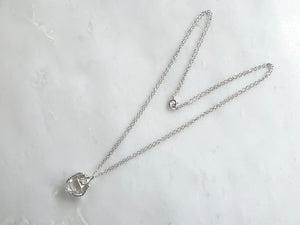 #1 Herkimer Diamond 5/8" Necklace Sterling Silver 925 / ハーキマーダイアモンド 5/8" ネックレス　スターリングシルバー 925