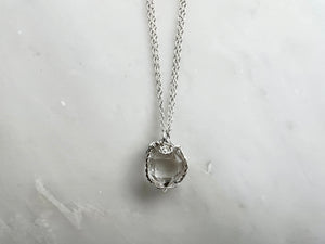 #1 Herkimer Diamond 5/8" Necklace Sterling Silver 925 / ハーキマーダイアモンド 5/8" ネックレス　スターリングシルバー 925