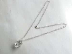 #1 Herkimer Diamond 6/8" Necklace Sterling Silver 925 / ハーキマーダイアモンド 6/8" ネックレス　スターリングシルバー 925