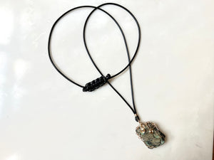 #2 Raw Emerald Necklace 14K Gold Filled / 母岩付きエメラルド　ネックレス 14K ゴールドフィルド
