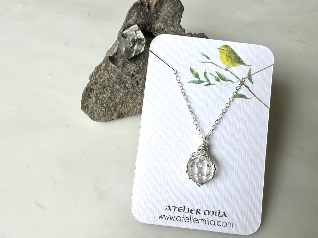 シルバーダイアモンド　⭐︎美品⭐︎ silver diamond Herkimer Diamond Collection – atelier mila