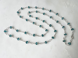 Apatite Long Necklace Sterling Silver 925 / アパタイト　ロングネックレス　スターリングシルバー925