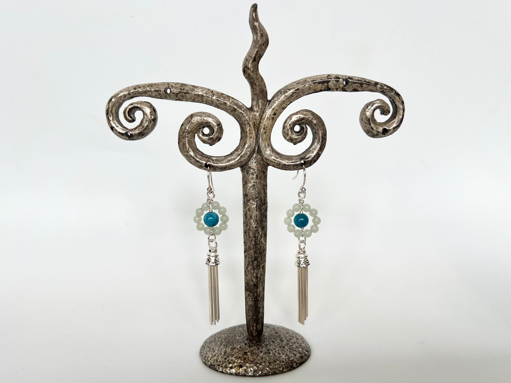 Apatite  Earrings Sterling Silver 925 / アパタイト　ピアス　 スターリングシルバー 925　　