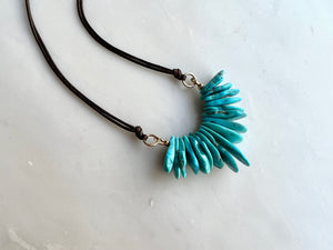Turquoise Necklace 14K Gold Filled / ターコイズ　ネックレス　14K ゴールドフィルド