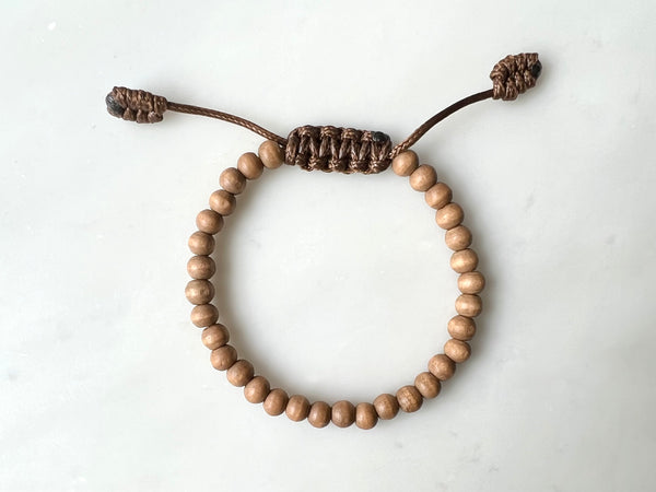 1 Wood Beads Bracelet / ウッドビーズ ブレスレット – atelier mila
