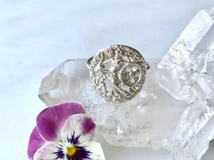 Goddess of Luck "Fortuna" Ring Sterling Silver 925 / 幸運の女神 ”フォルトゥナ” リング　スターリングシルバー 925