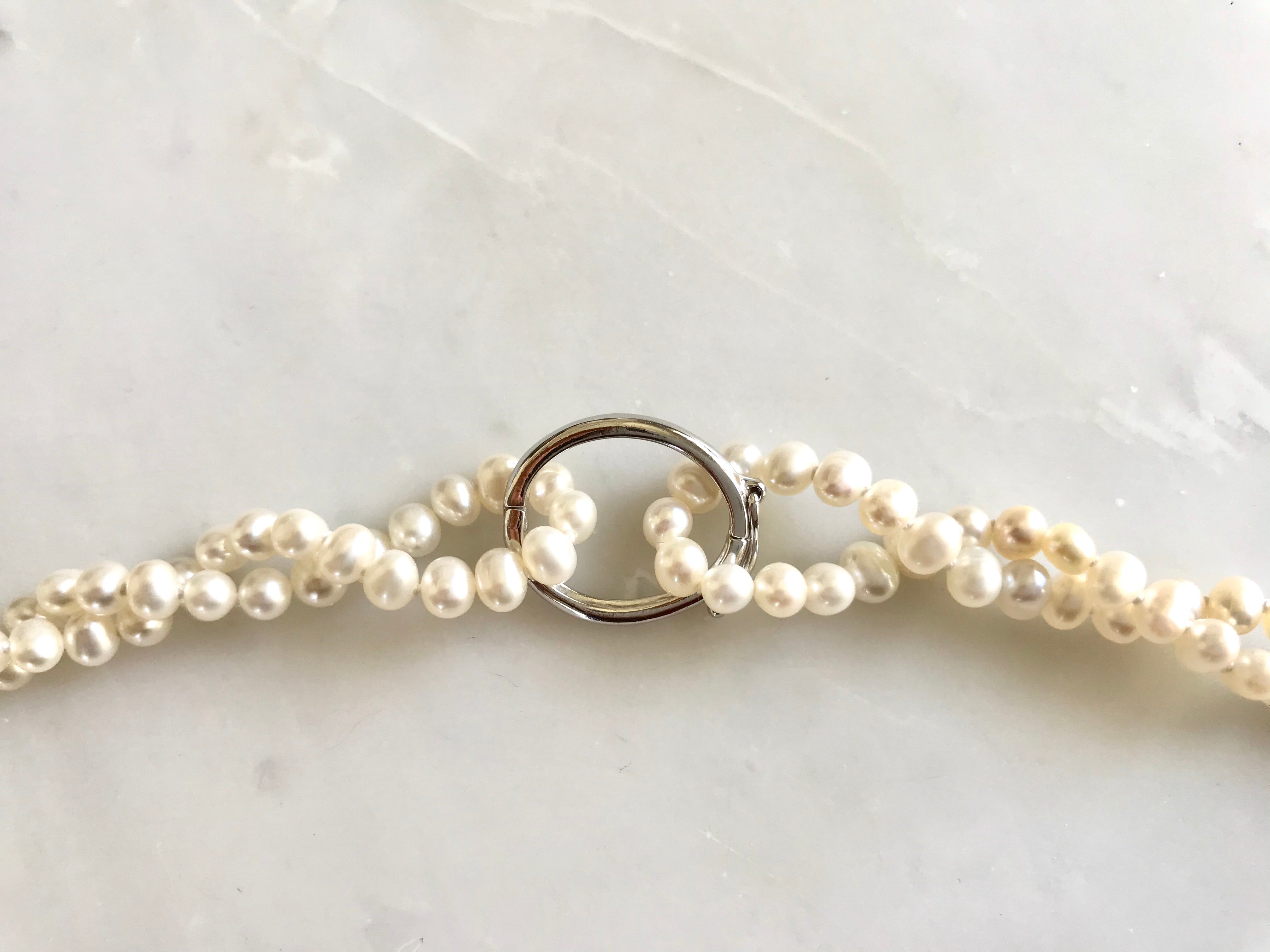 Shortener for Pearl Necklace Sterling Silver 925 / ショートナー 金具 パール ネックレス –  atelier mila