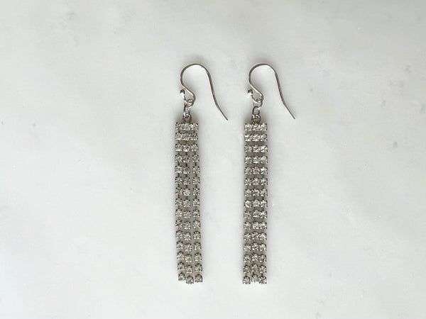 Czech Crystals Earrings Sterling Silver 925 / チェコ　クリスタル　ピアス　スターリングシルバー925