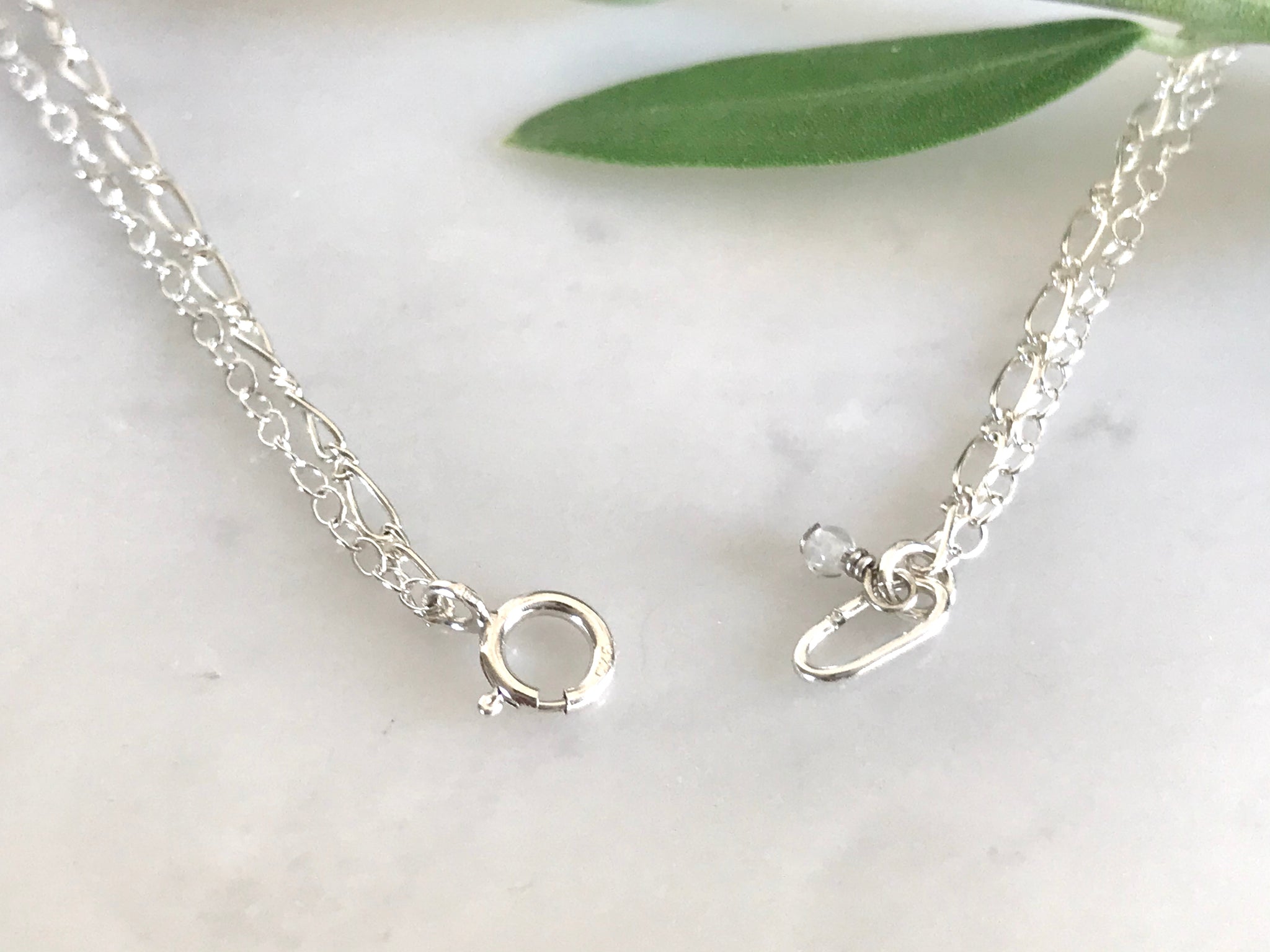 Chain Necklace 16"(40cm) Sterling Silver 925 /  チェーン　ネックレス  16"(40cm) スターリングシルバー925