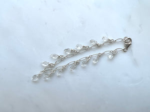 Herkimer Diamond Bracelet Sterling Silver 925 / ハーキマーダイアモンド　ブレスレット　スターリングシルバー925