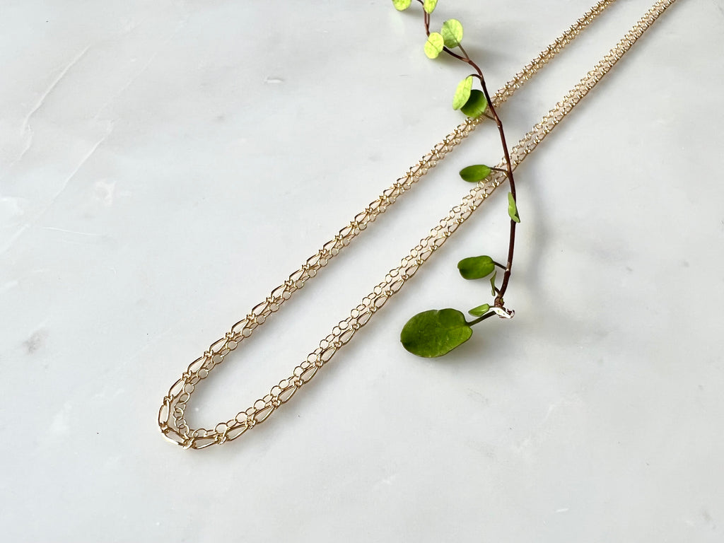 Chain Necklace 16"(40cm) 14K Gold Filled / チェーン 　ネックレス　16"(40cm) 14K ゴールドフィルド